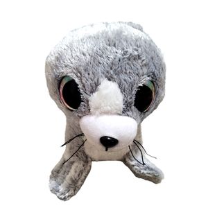 Lumo Stars Kuutti Gray Silver Seal Plush Stuffed Animal 9"